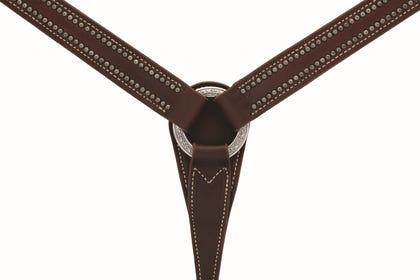 Weaver Tapered Leather Breast Collar Stockman