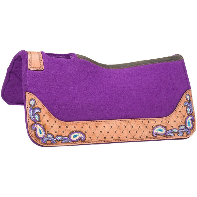 Tough1 Purple Paisley Saddle Pad