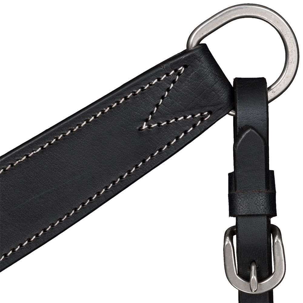 Silver Royal Harness Leather Breastcollar