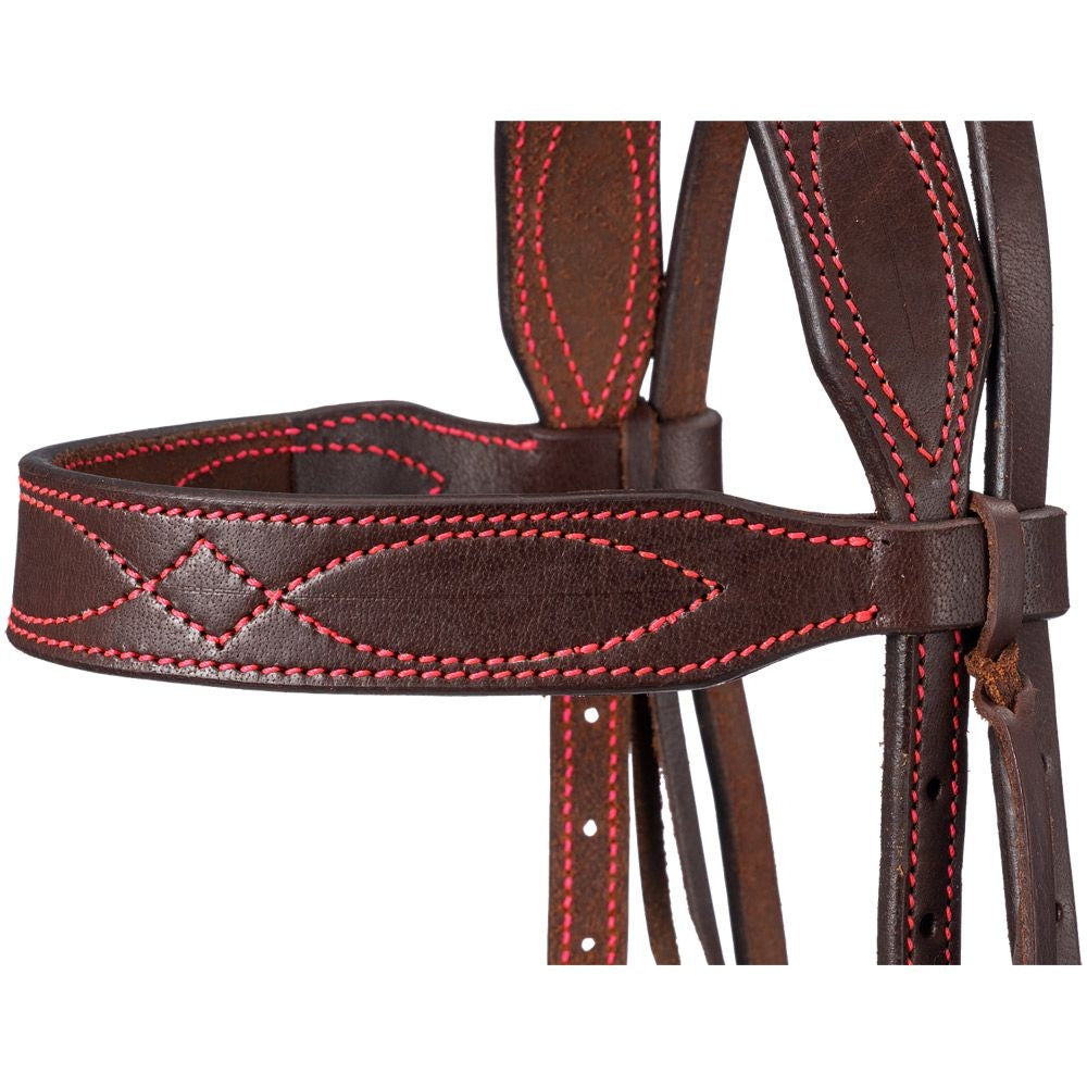 Tough1 Colored Thread Single Browband Headstall