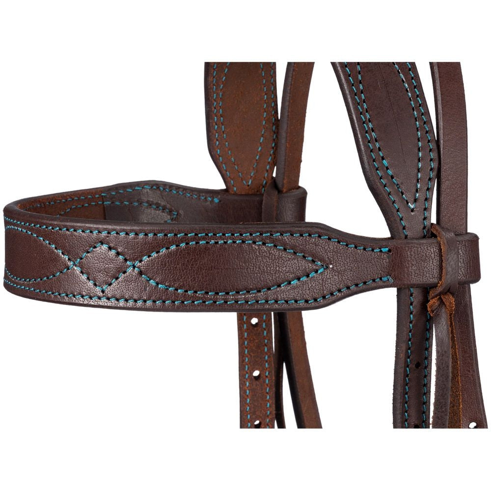Tough1 Colored Thread Single Browband Headstall
