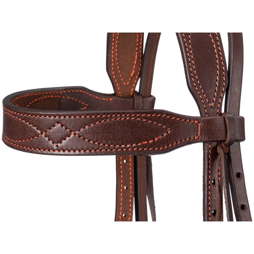 Tough1 Colored Thread Single Browband Headstall