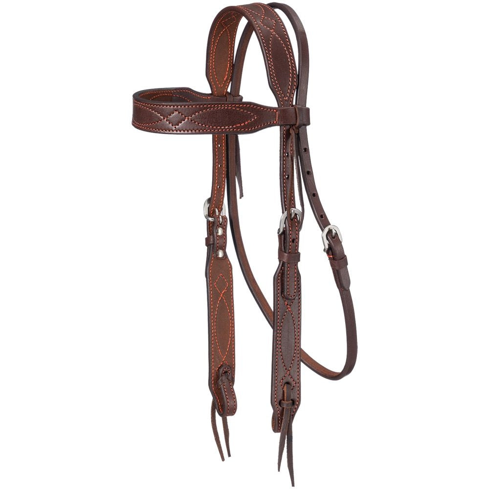 Tough1 Colored Thread Single Browband Headstall