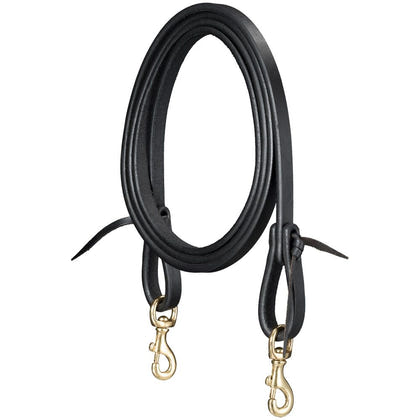 Royal King Harness Leather Roping Reins with Snap Ends