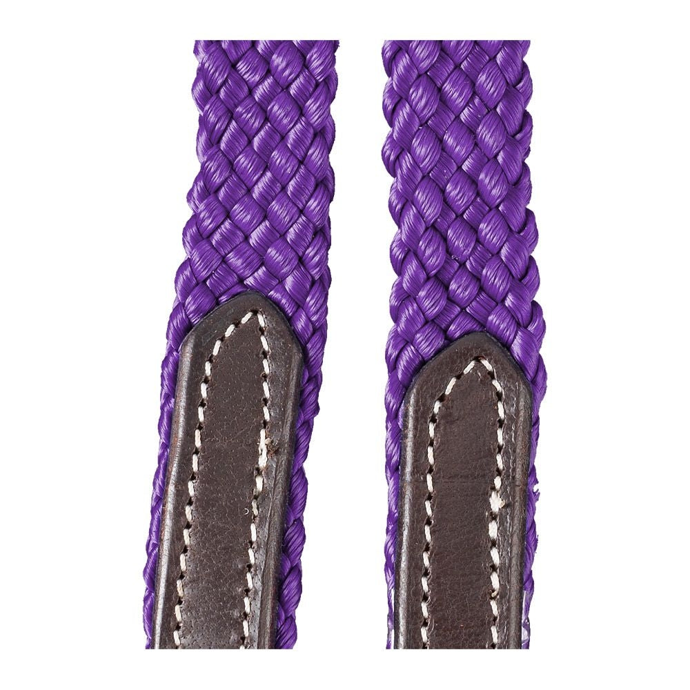 Tough1 Harness Leather Loop Rein with Poly Center