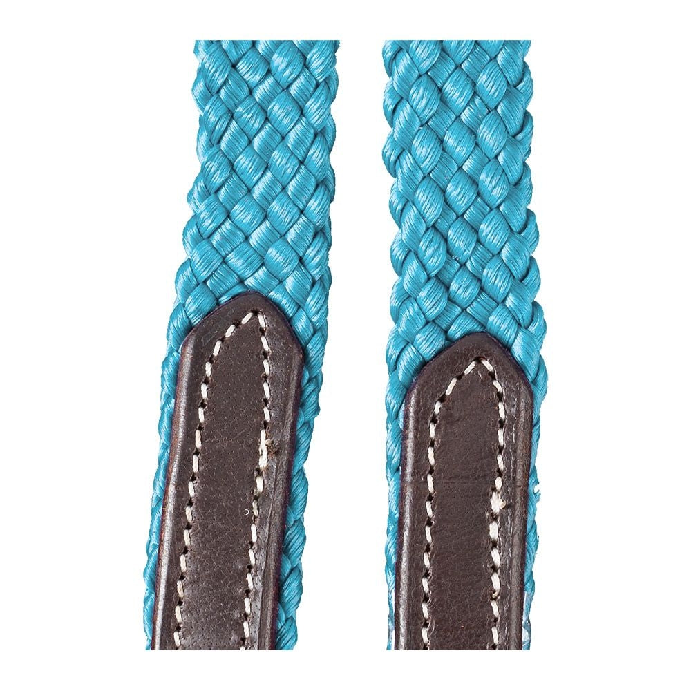 Tough1 Harness Leather Loop Rein with Poly Center