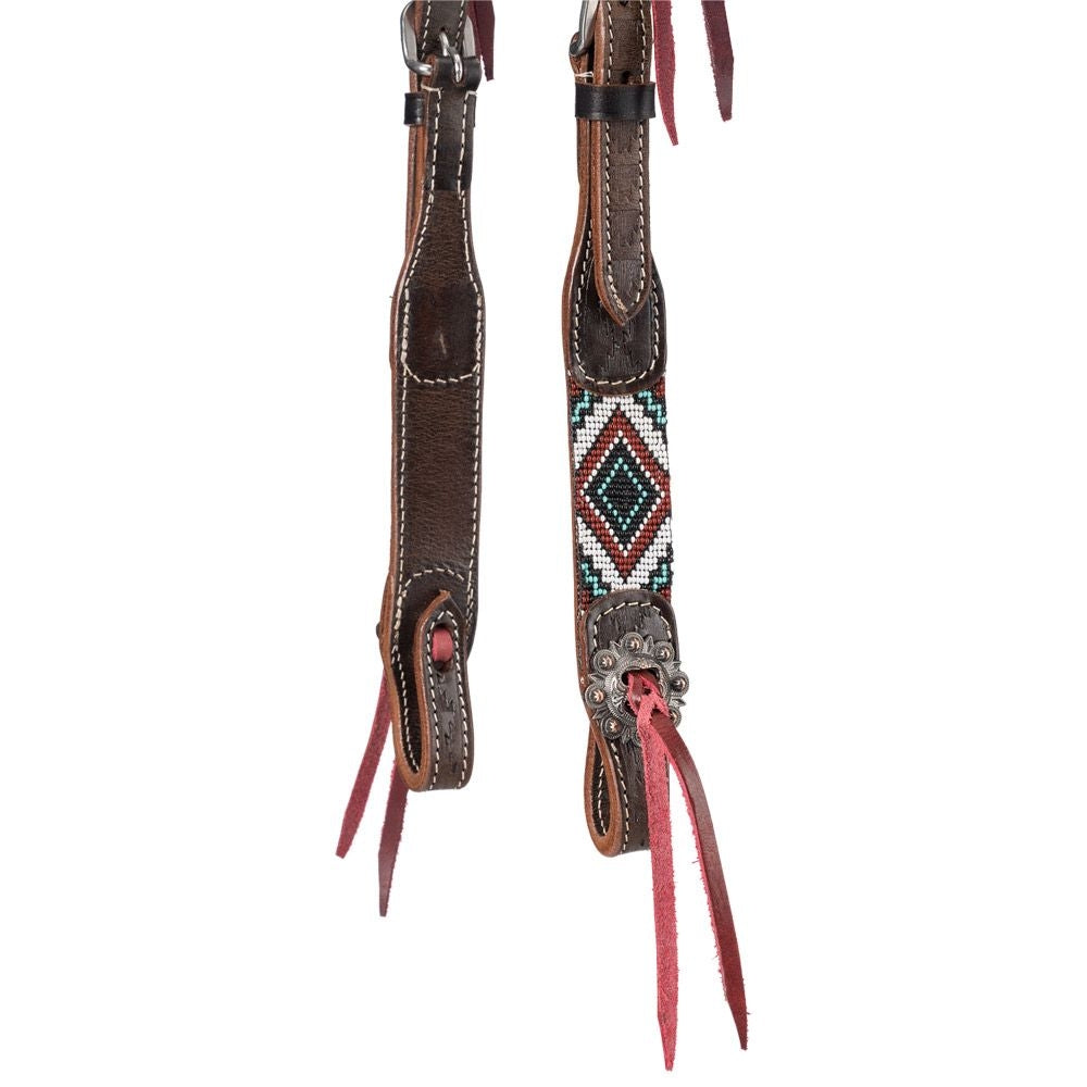 Tough1 Juniper Beaded Browband Headstall