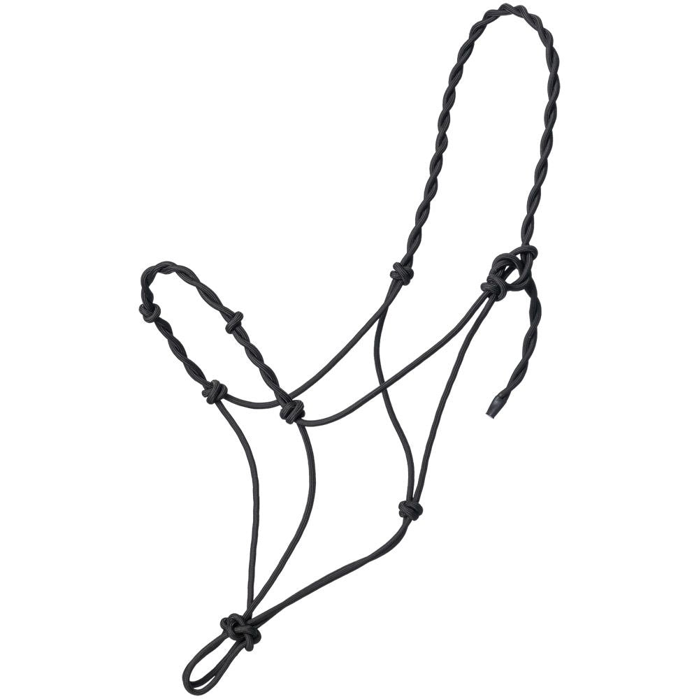 Tough1 Knotted Draft Rope Halter with Twisted Crown