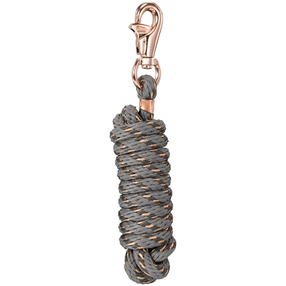 Tough1 Poly Lead Rope with Rose Gold Triggerbull Snap