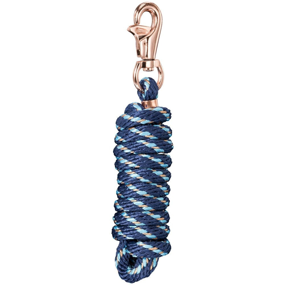 Tough1 Poly Lead Rope with Rose Gold Triggerbull Snap