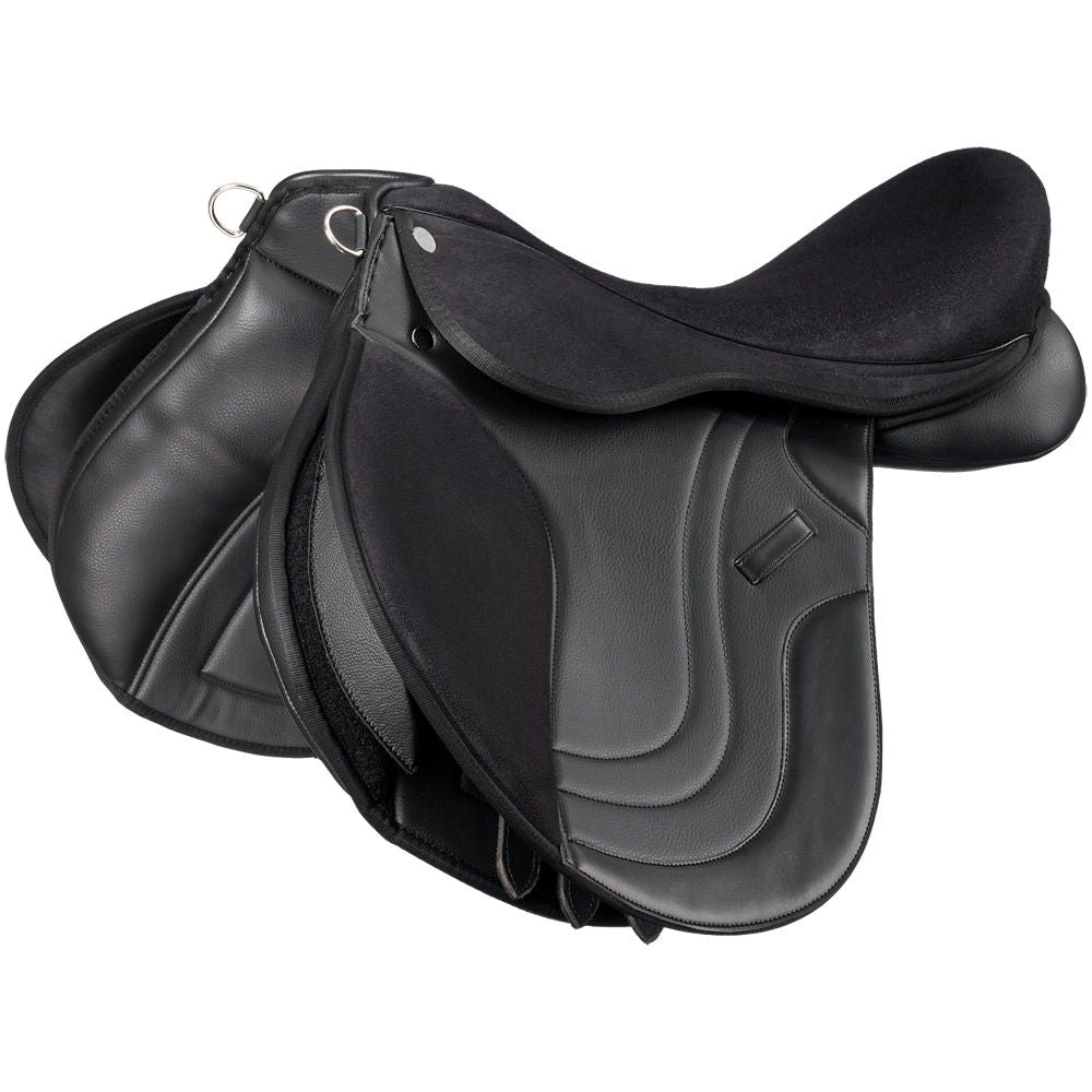 Equitare Tempo Synthetic All Purpose Saddle - Wide