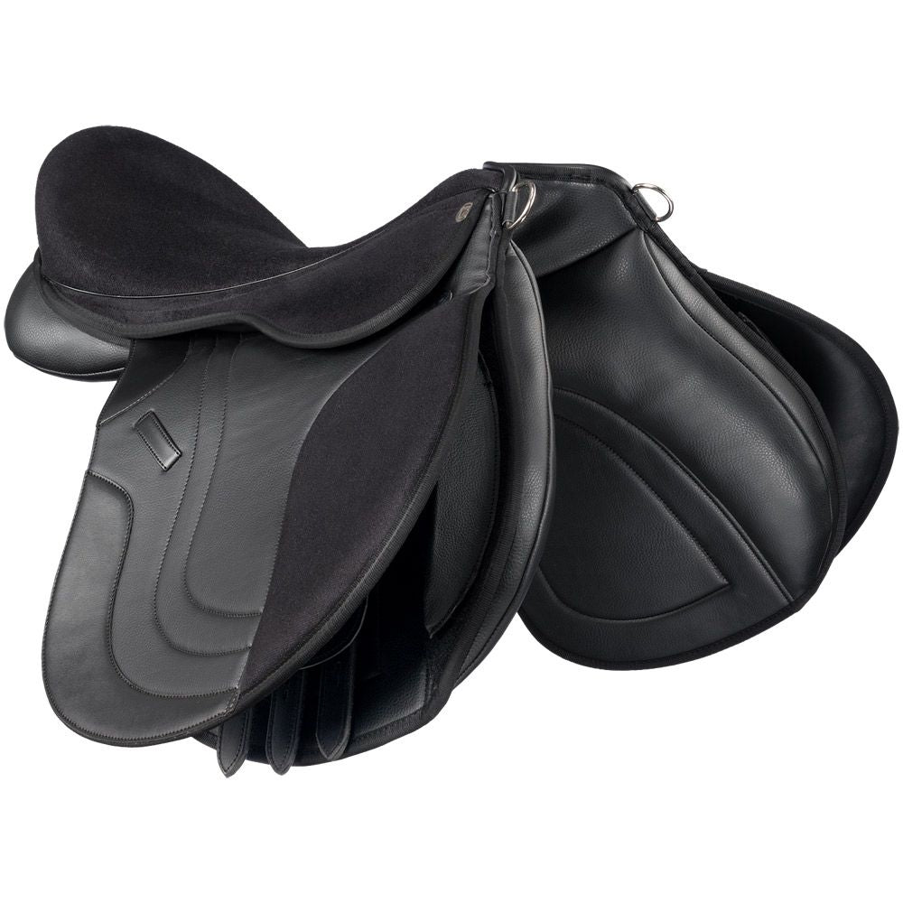 Equitare Tempo Synthetic All Purpose Saddle - Wide