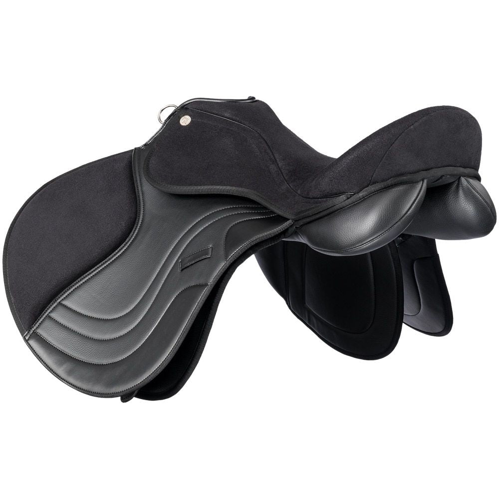 Equitare Tempo Synthetic All Purpose Saddle - Wide