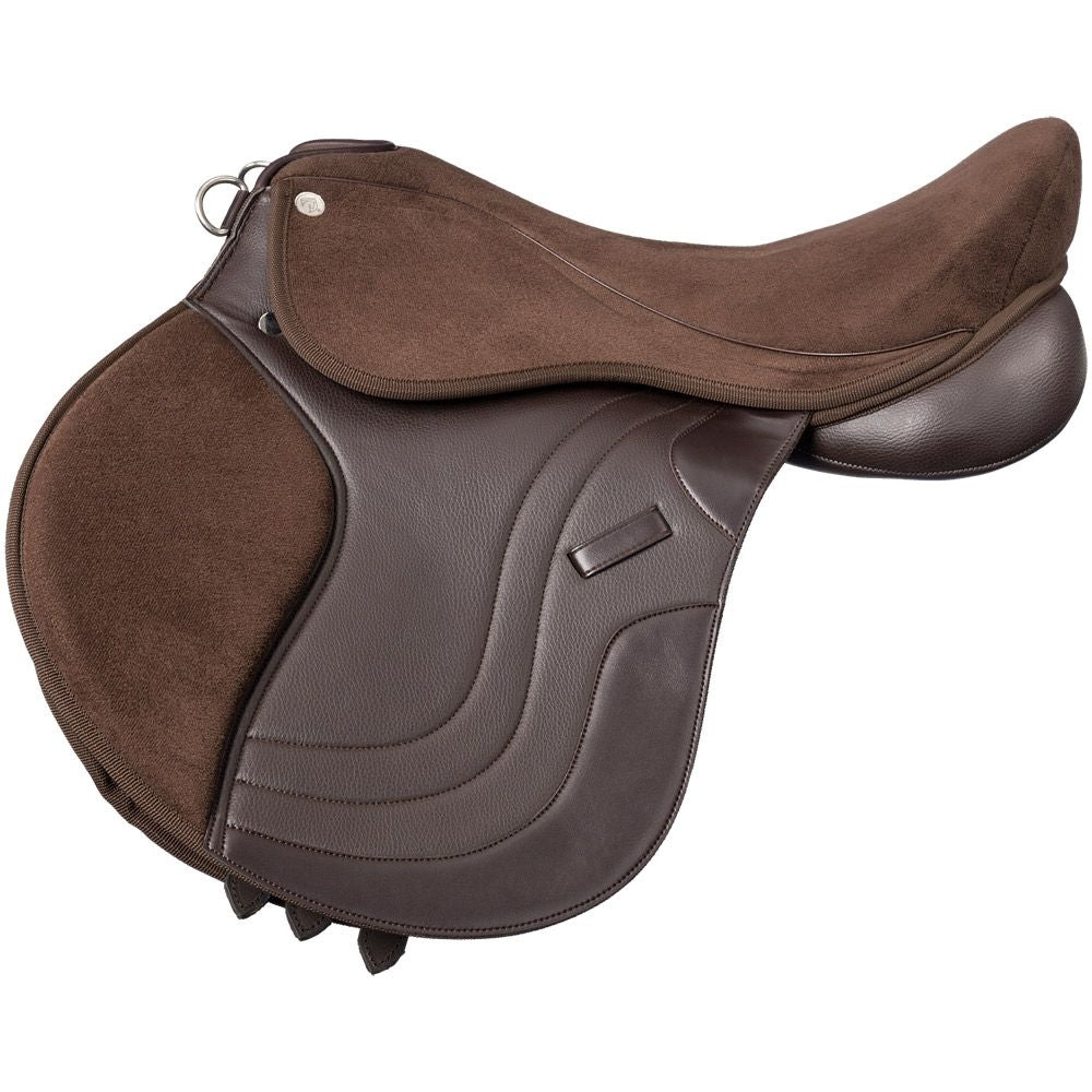 Equitare Tempo Synthetic All Purpose Saddle - Wide