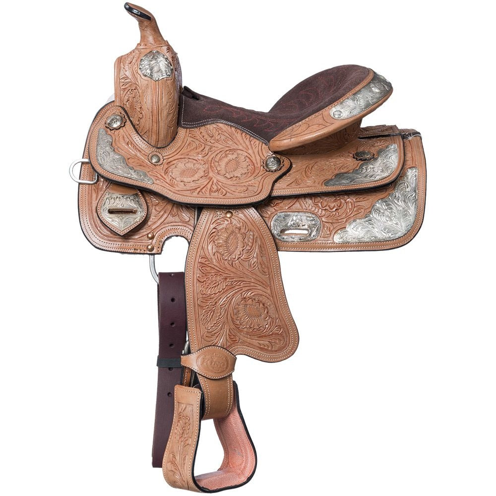 King Series Youth McCoy Trail Saddle with Silver