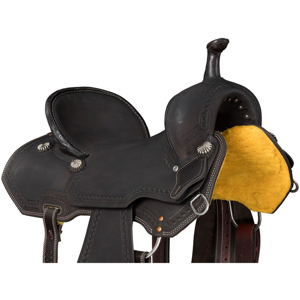 Silver Royal Brownsville Barrel Saddle