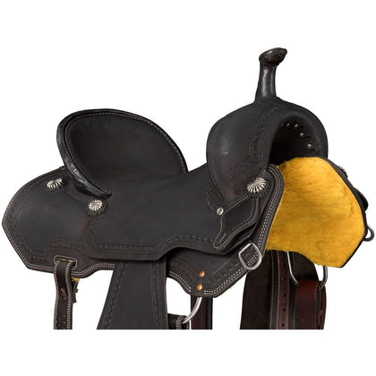 Silver Royal Brownsville Barrel Saddle