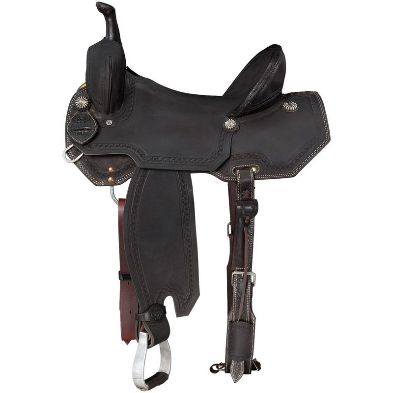 Silver Royal Brownsville Barrel Saddle