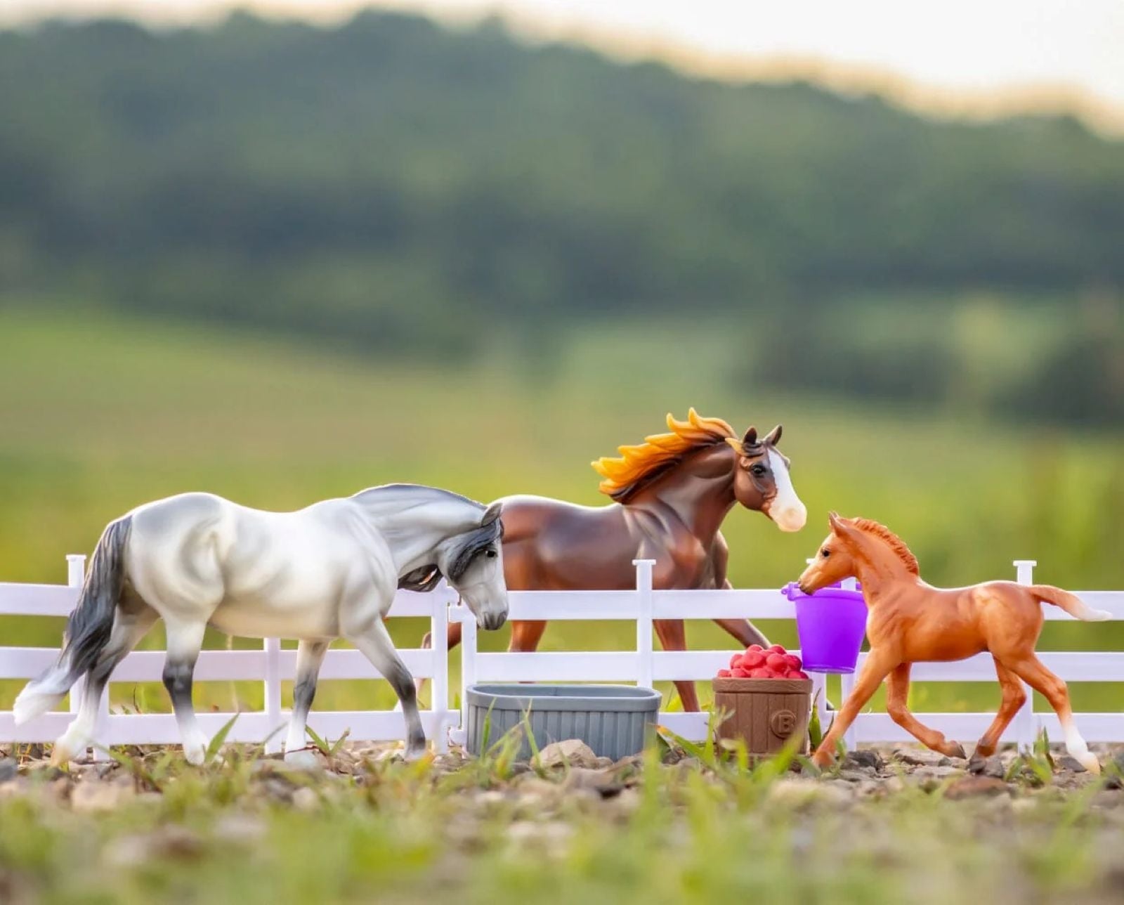 Breyer Playful Pony Horse Family