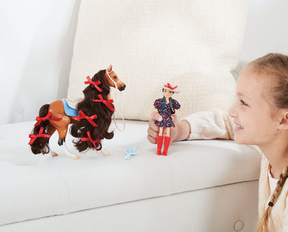 Breyer Nora & Boots - Western Horse and Rider