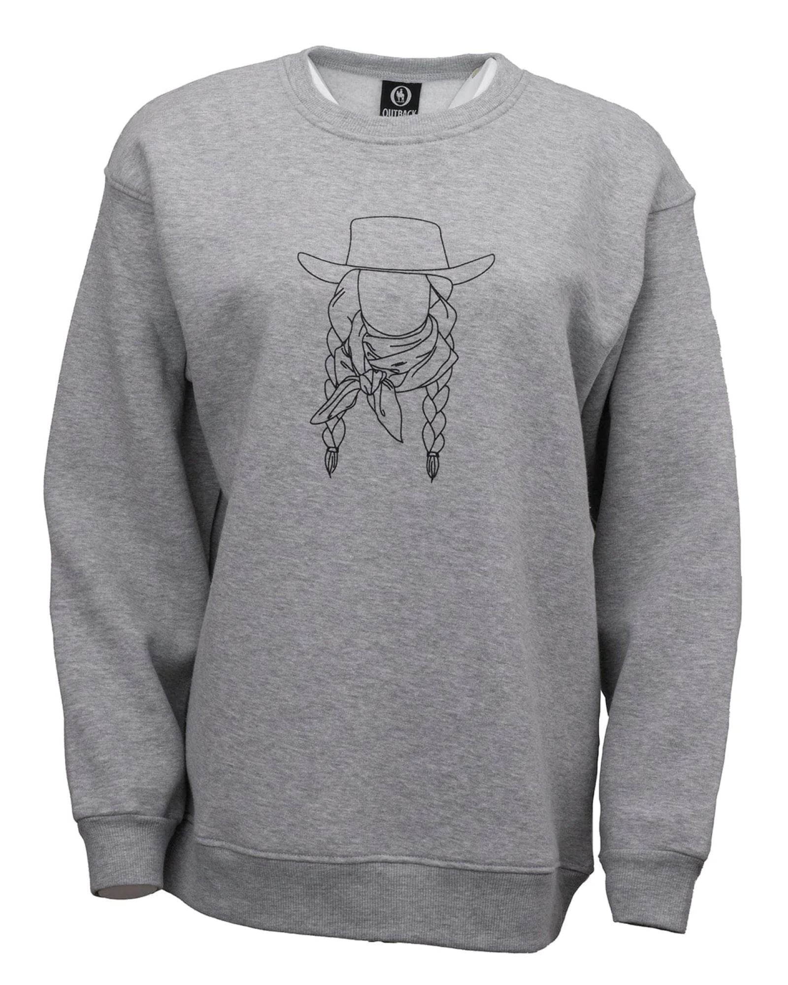 Outback Trading Ladies Crewneck Sweatshirt