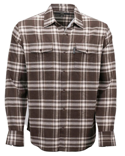 Outback Trading Mens Cotton Plaid Outback Shirt