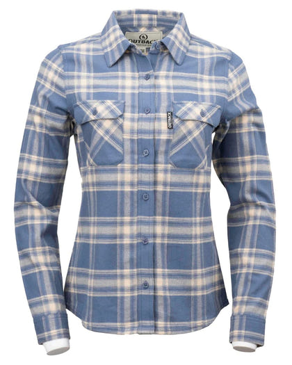 Outback Trading Ladies Cotton Plaid Outback Shirt