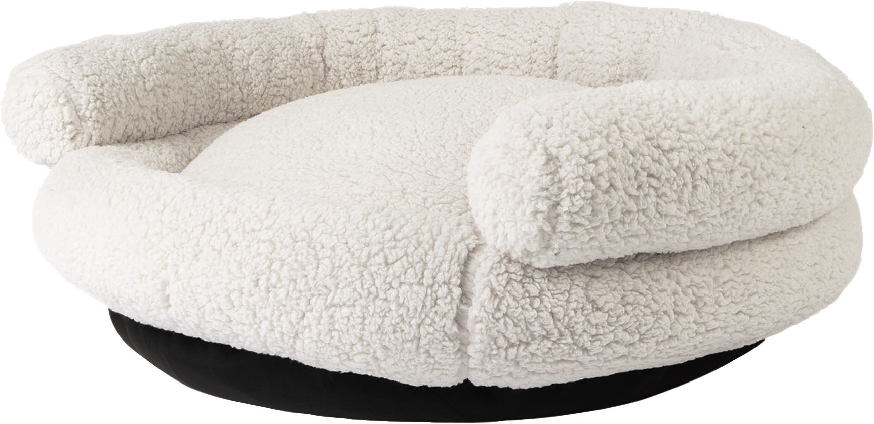 Petmate Double Bolster Sherpa Couch Bed