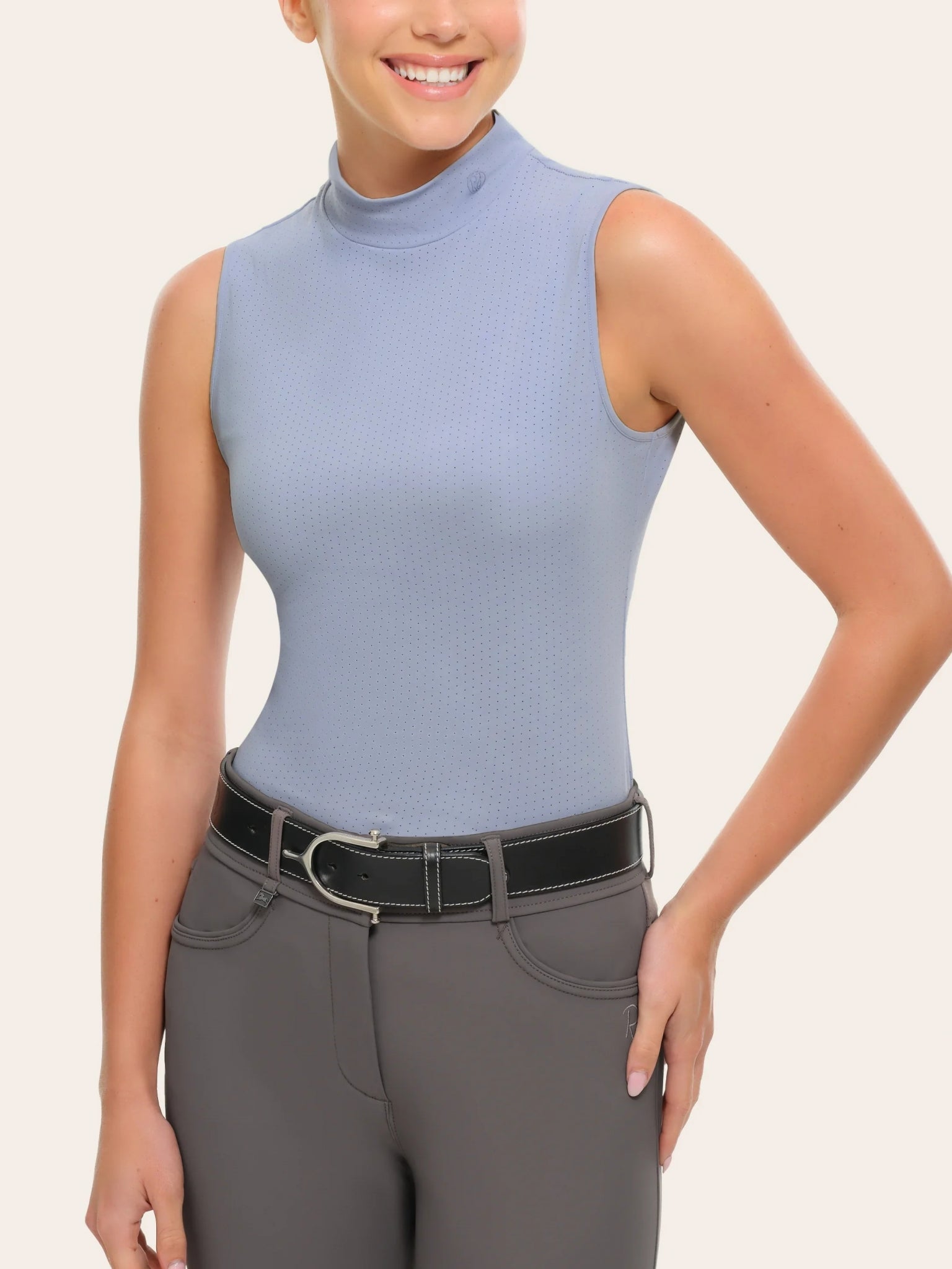 R.J. Classics Corrie Sleeveless Mock Neck Shirt