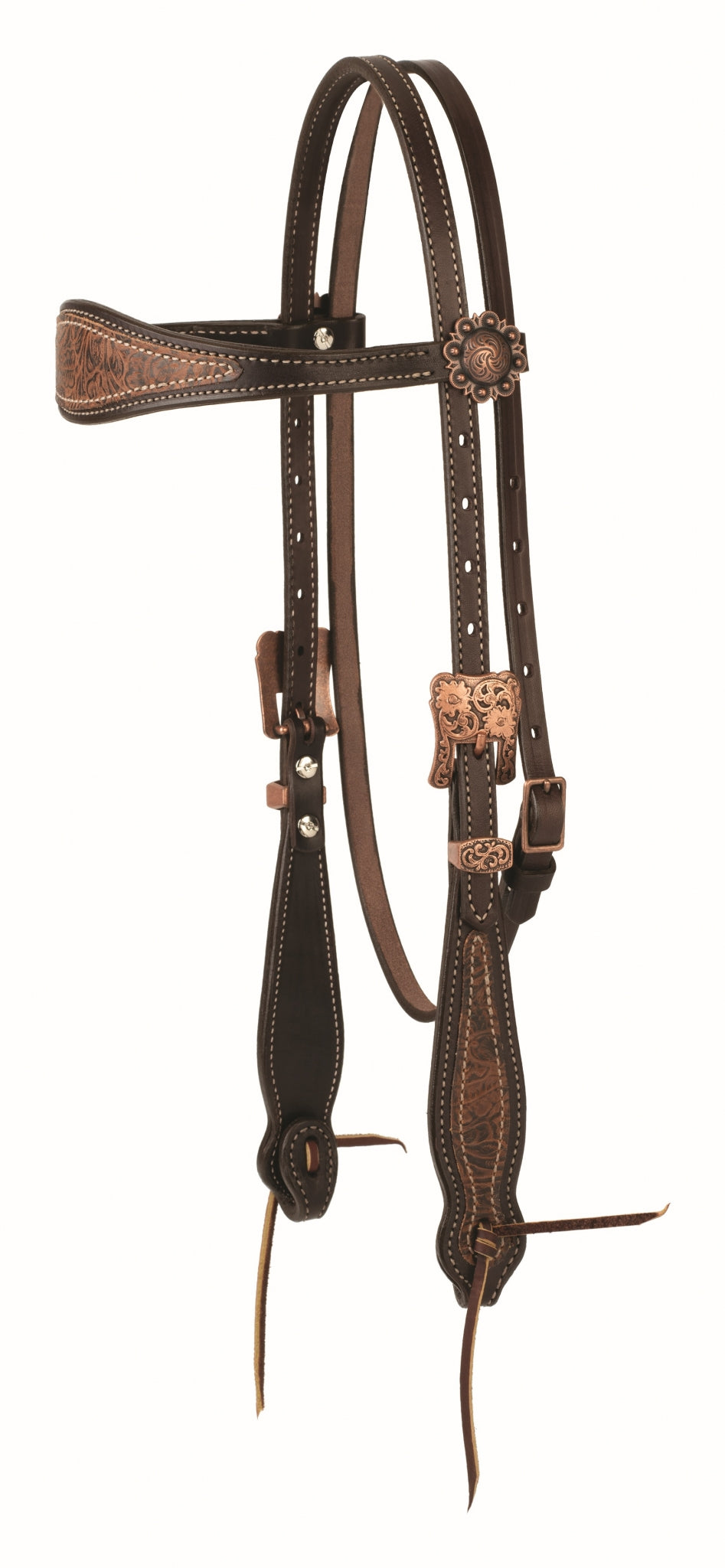 Weaver Western Floral Headstall