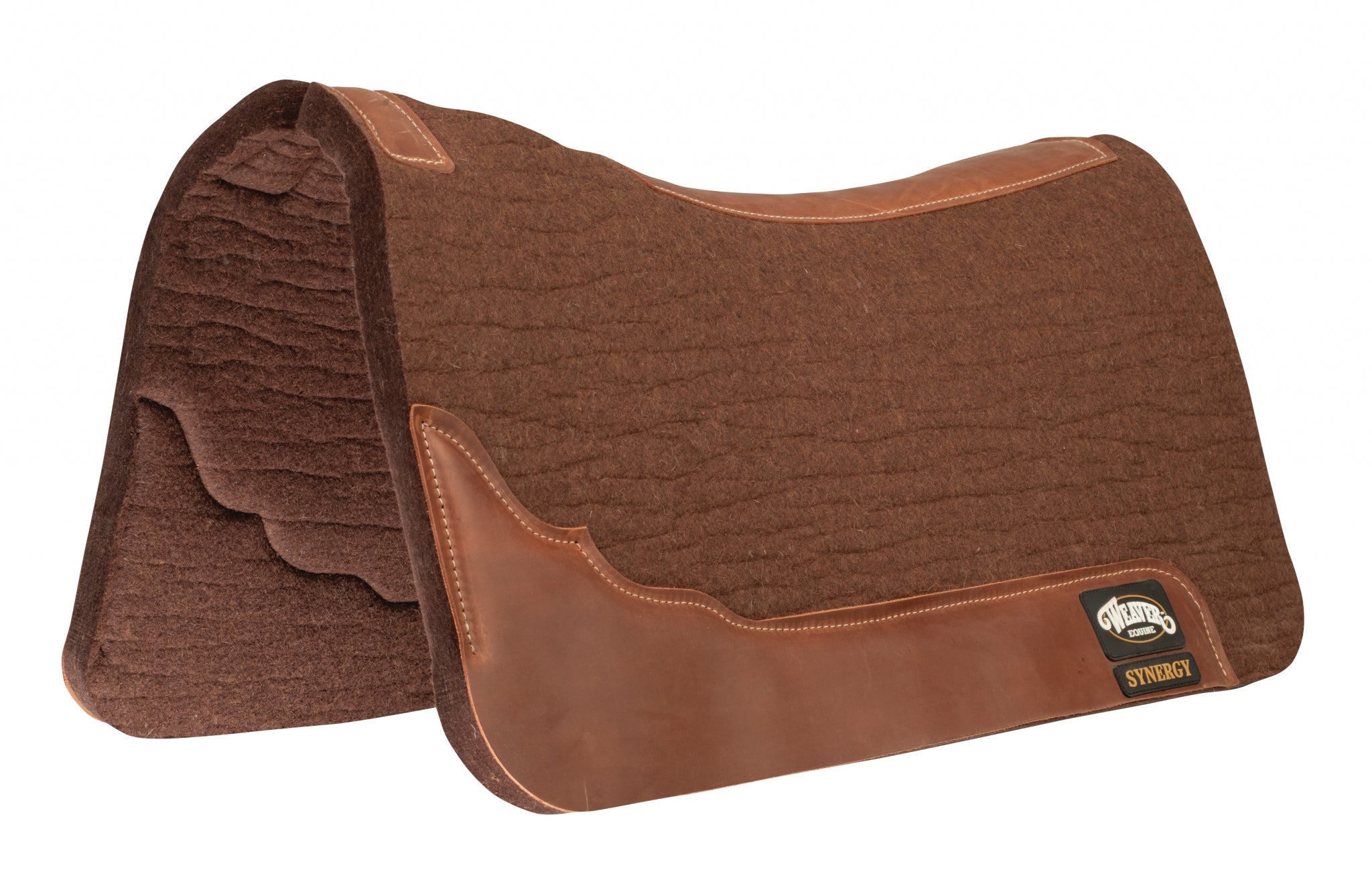 Weaver Synergy Deep Contour Steam Pressed 100% Merino Wool Felt Performance Saddle Pad