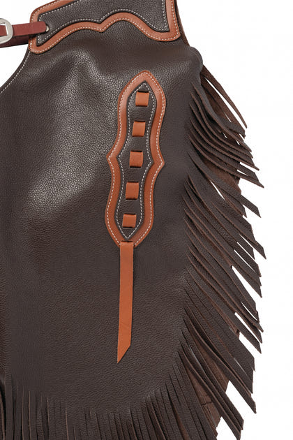 Weaver Kids Leather Buckstitch Cowboy Chinks