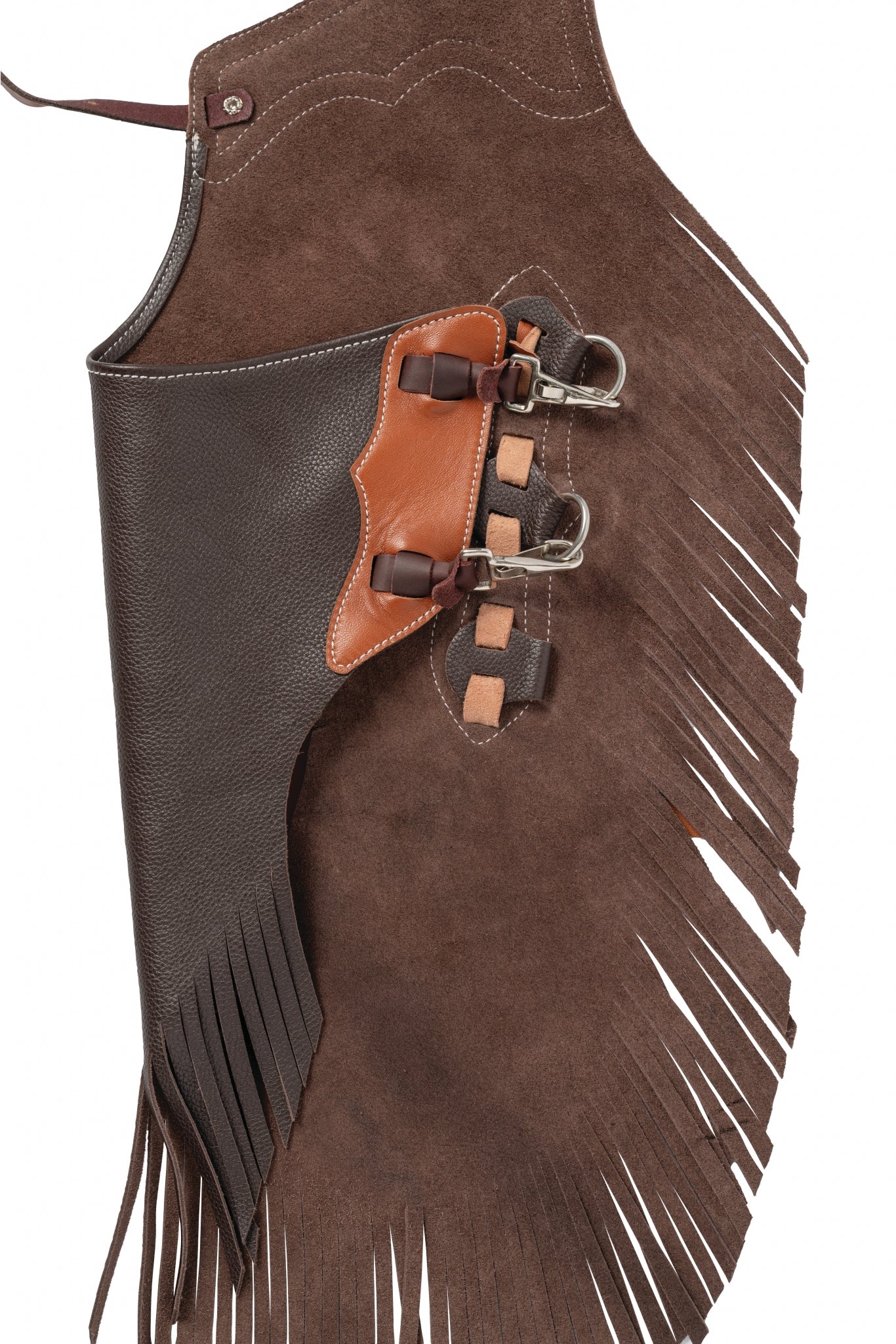 Weaver Kids Leather Buckstitch Cowboy Chinks