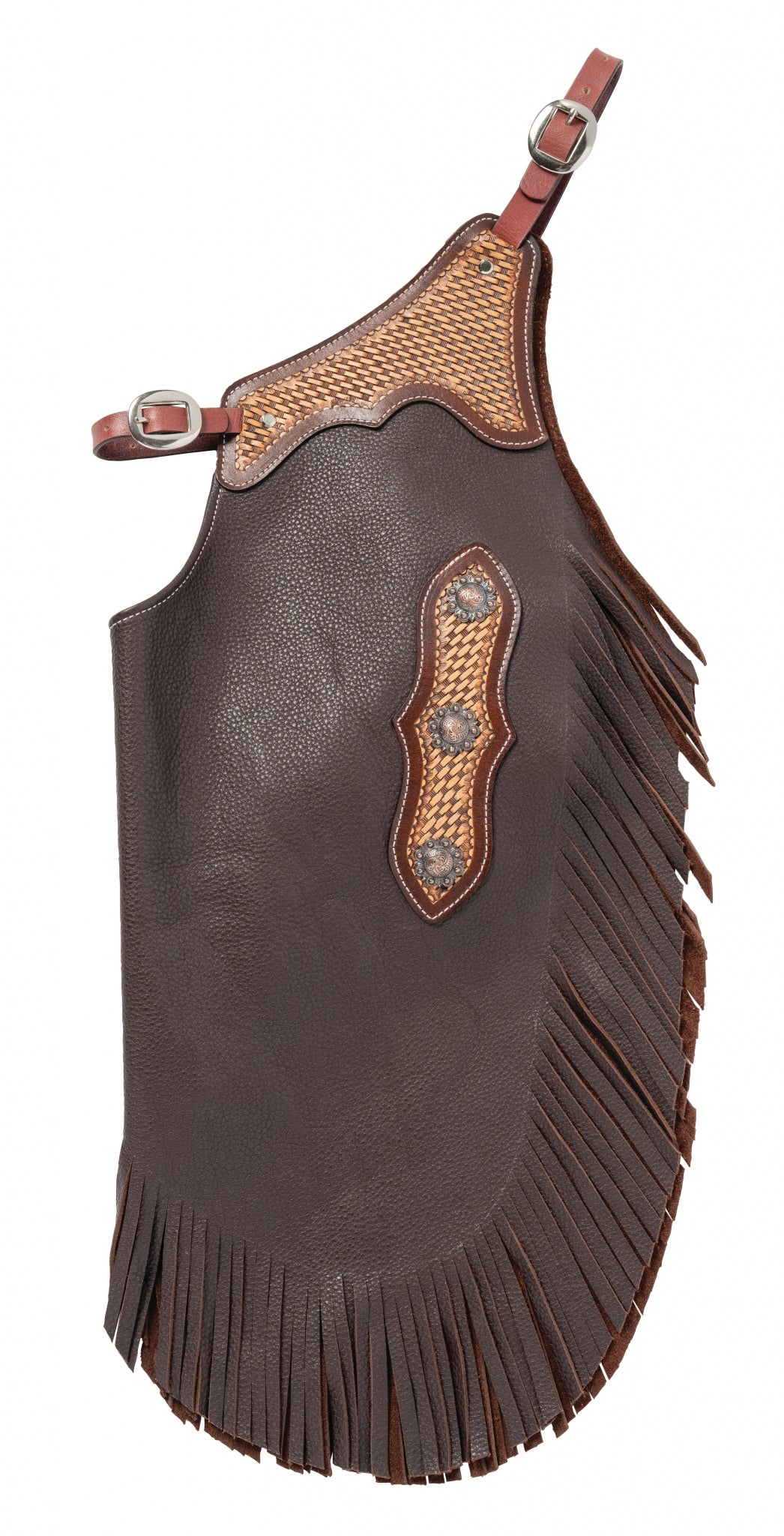 Weaver Kids Leather Basketweave Cowboy Chinks
