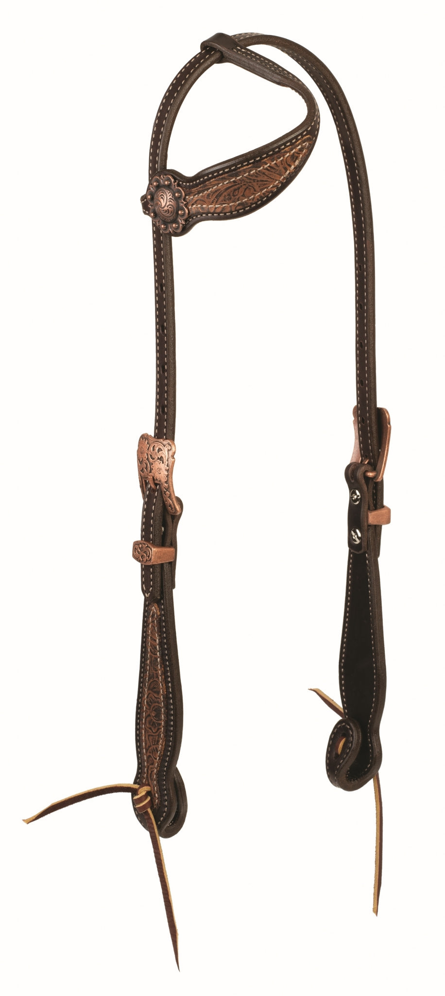 Weaver Western Floral Headstall