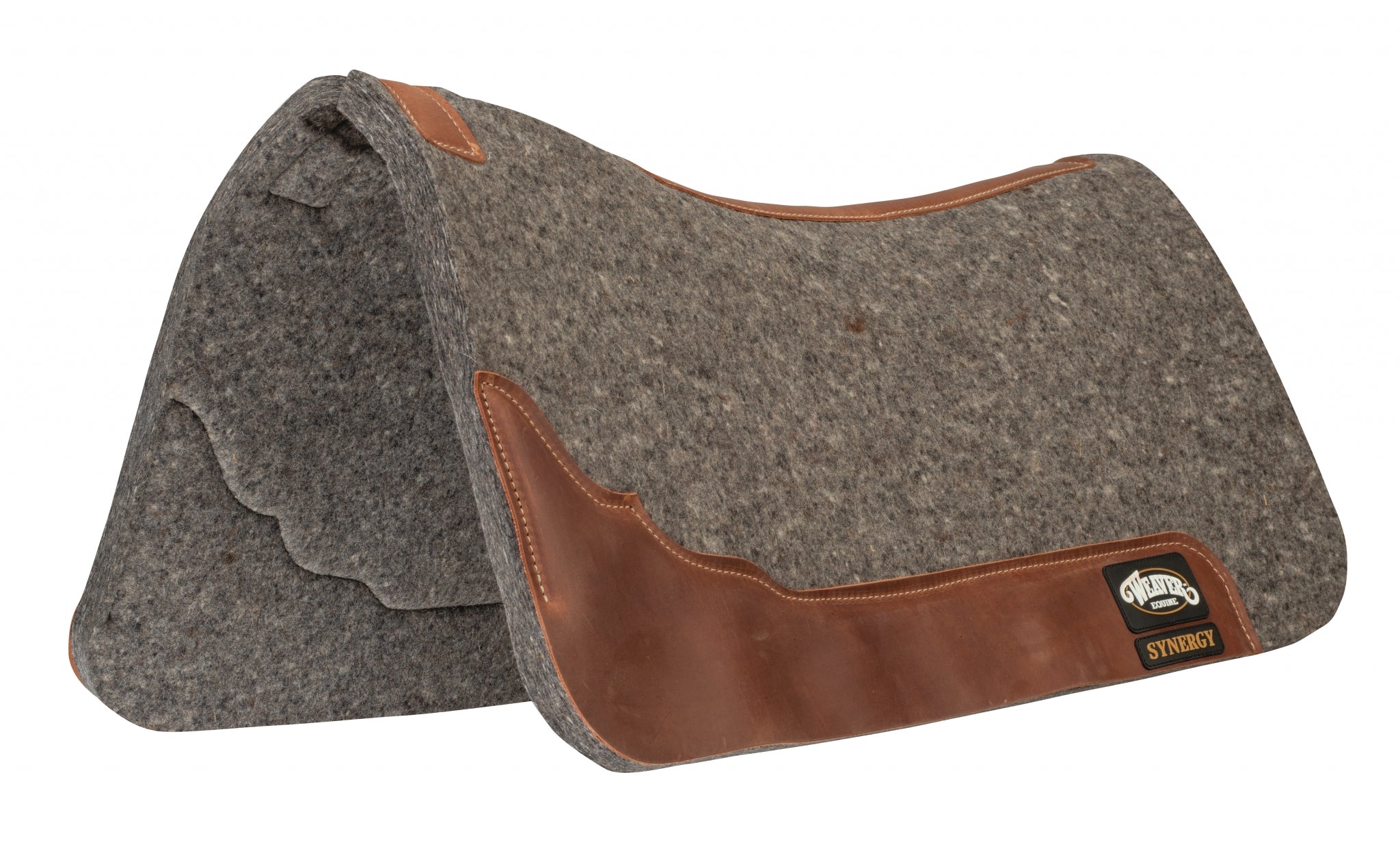 Weaver Synergy Deep Contour Steam Pressed 100% Merino Wool Felt Performance Saddle Pad