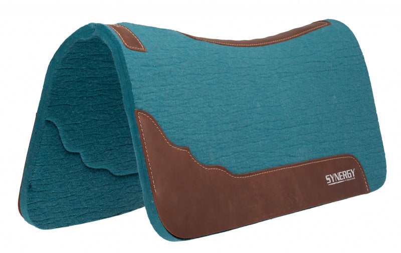 Weaver Synergy Contoured Steam Pressed 100% Merino Wool Felt Performance Saddle Pad