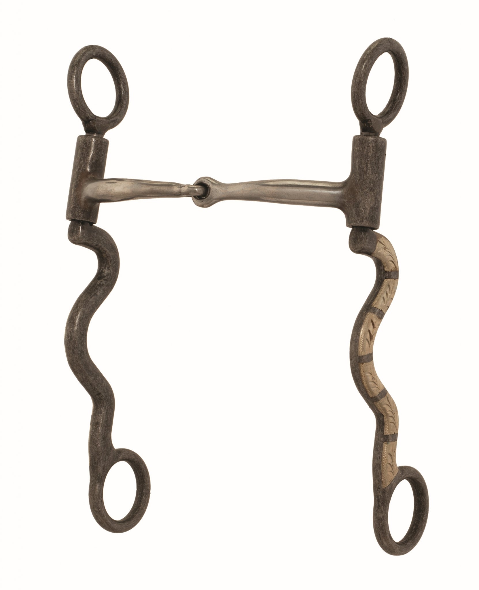 Weaver S Shank Horse Bit with Long 8-1/4" Cheeks