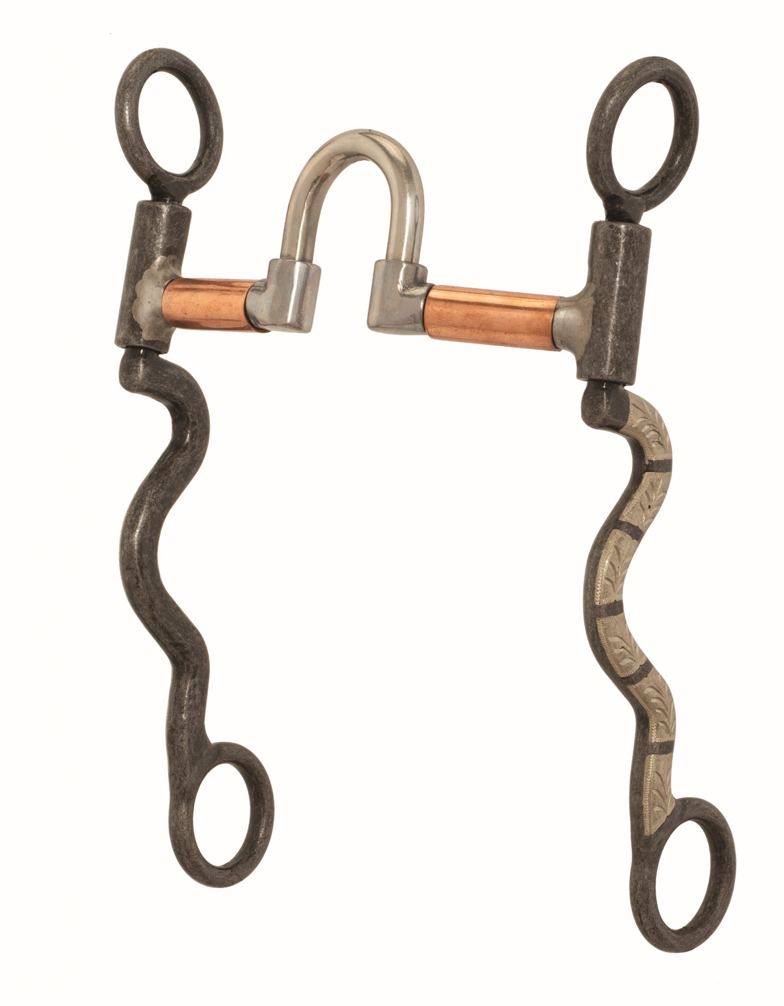 Weaver S Shank Horse Bit with Long 8-1/4" Cheeks