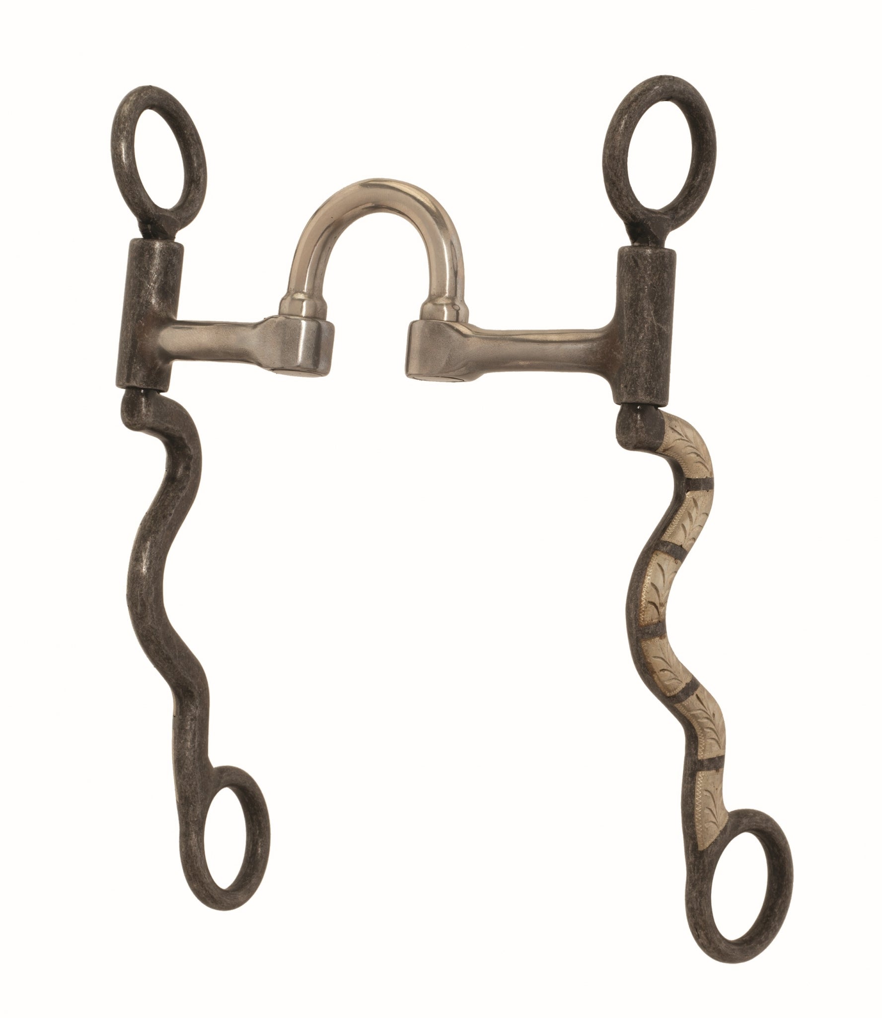Weaver S Shank Horse Bit with Long 8-1/4" Cheeks