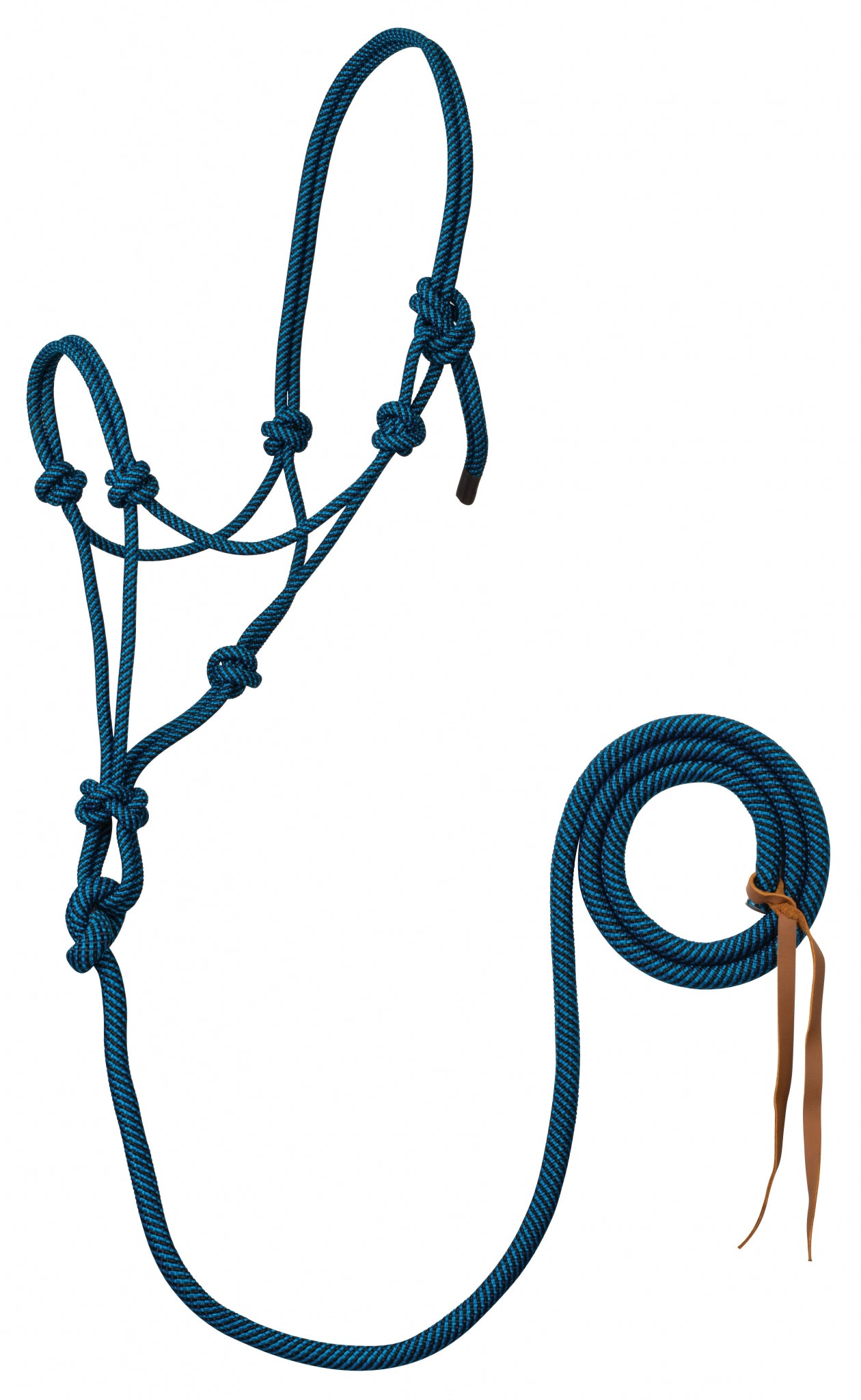 Weaver Rope Horse Halter with Attached Lead