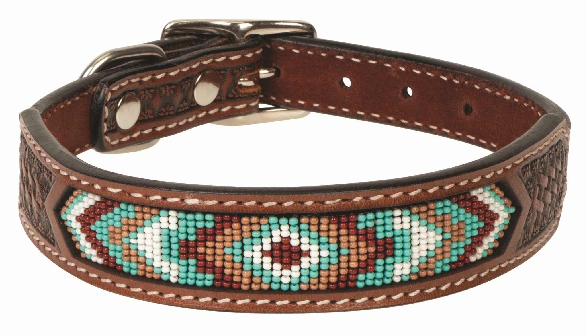 Weaver Beaded Aztec Dog Collar