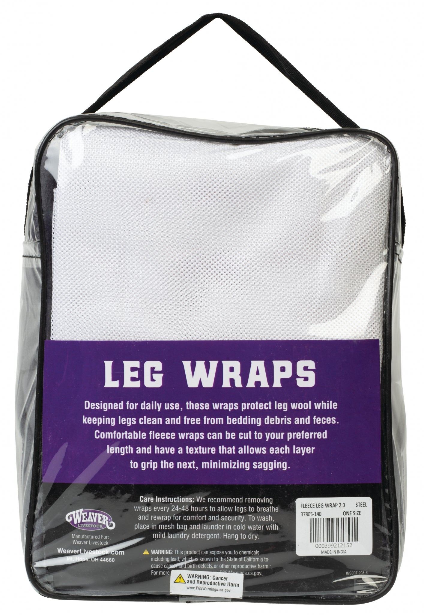 Weaver Sheep Fleece Leg Wraps 2.0 - 4 Pack