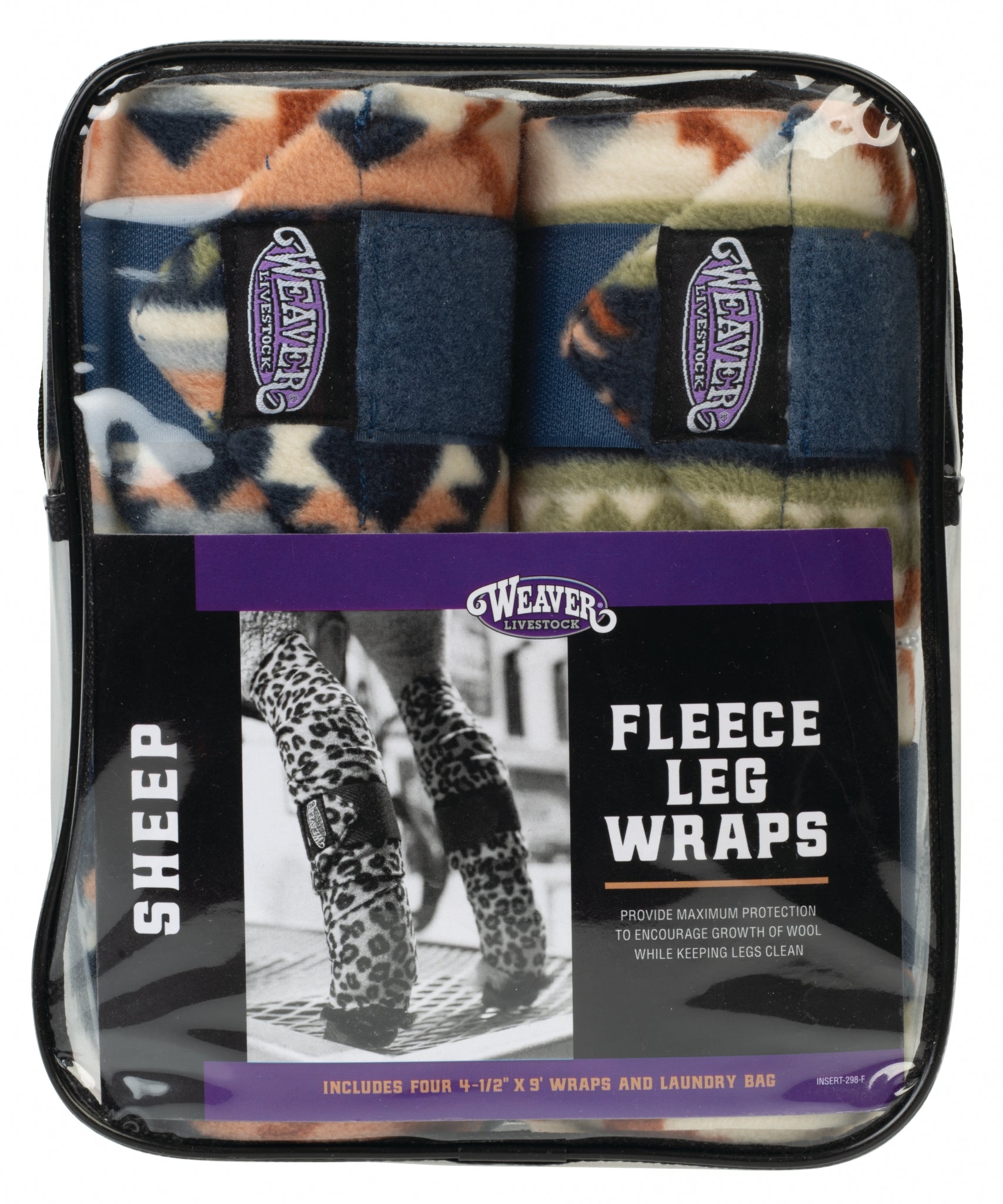 Weaver Sheep Fleece Leg Wraps 2.0 - 4 Pack