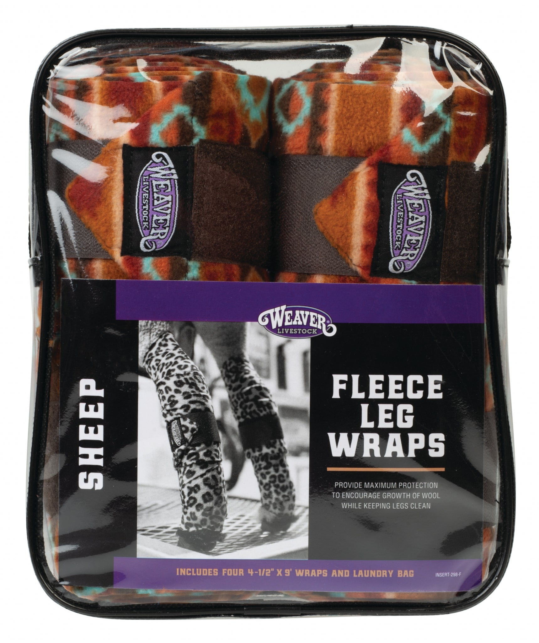 Weaver Sheep Fleece Leg Wraps 2.0 - 4 Pack