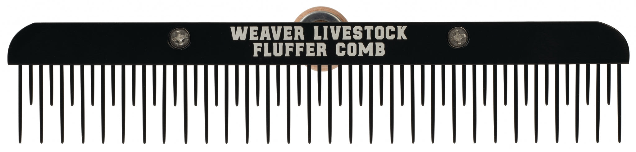 Weaver Teflon Fluffer Comb with Wooden Handle