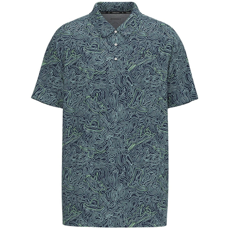 Hooey Mens "The Drive" Inkwell Polo with Cloud Blue