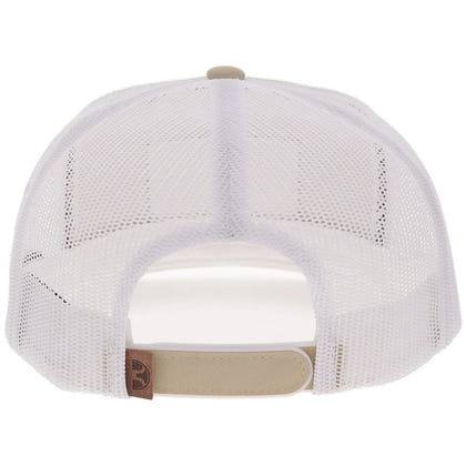Hooey Liberty Roper 6-Panel Trucker Hat with Leather Flag Patch
