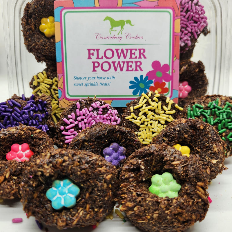 Canterbury Cookies Flower Power Horse Treat Plops