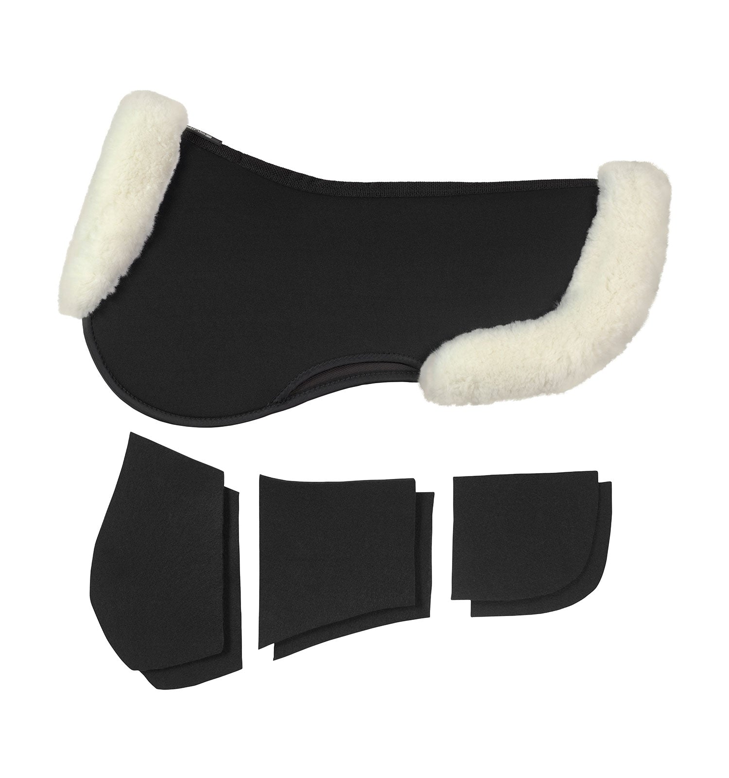EquiFit UltraWool Thin ImpacTeq Half Pad with Shims
